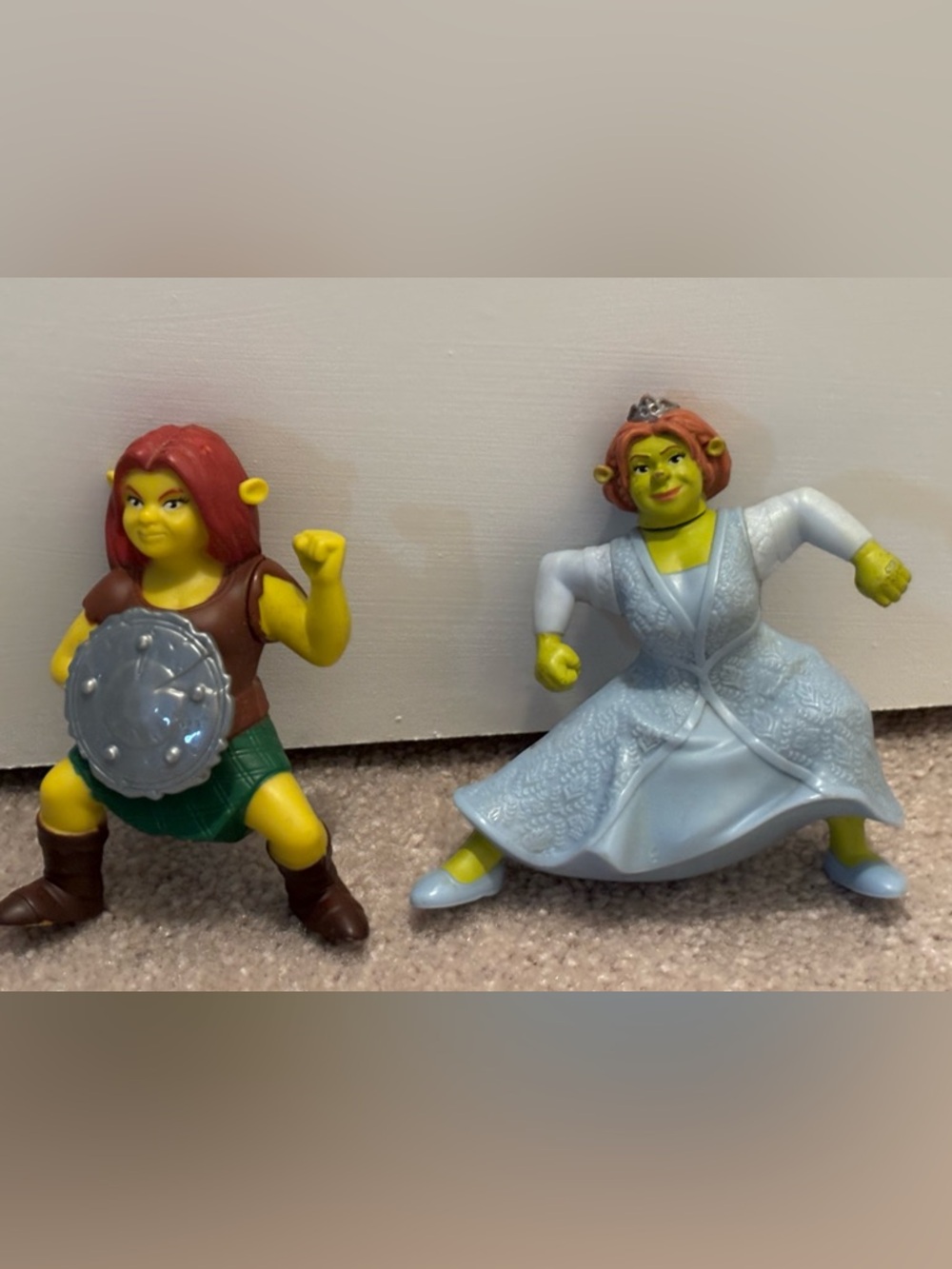 Shrek Princess Fiona Shrek Forever After McDonalds Orge Warrior Figure Kids Toys